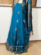 Soft Silk Saree - Teal