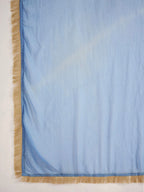 Sleeveless Kurta Set - Blue & Gold