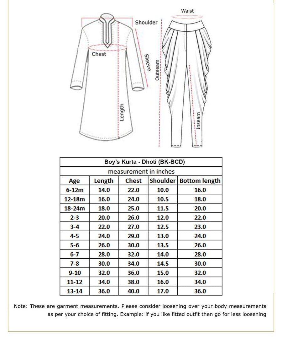 Floral Kurta and Dhoti Set - Yellow